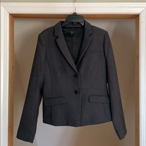 Gap gray fitted blazer